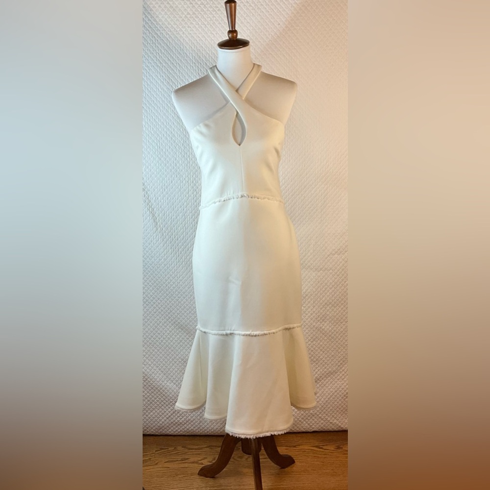 Cinq a Sept White Dante Dress NWT Size 8